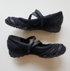 Black Skechers Walking Shoes Mary Jane Size 5